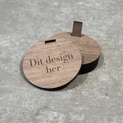 Design selv coaster sæt – inkl. holder i 2 størrelser