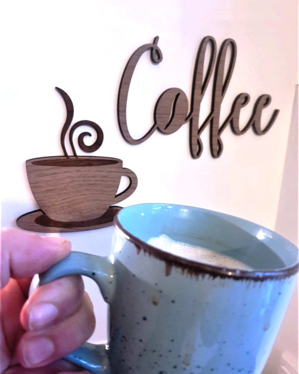 Curly Skrift – Coffee med kaffebønne
