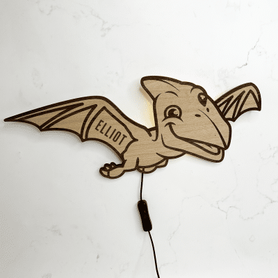 Lampe – Flyvende dino