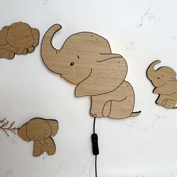 Sæt – 3 elefanter