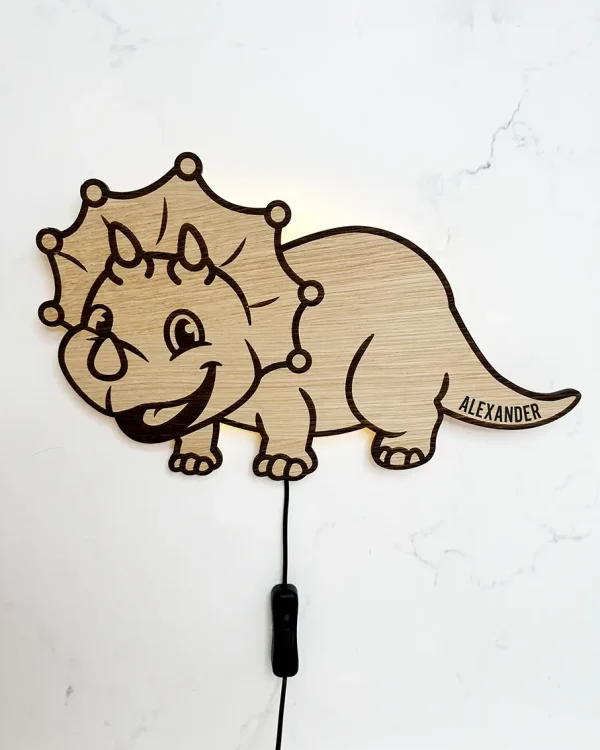 Lampe – Dino triceratops