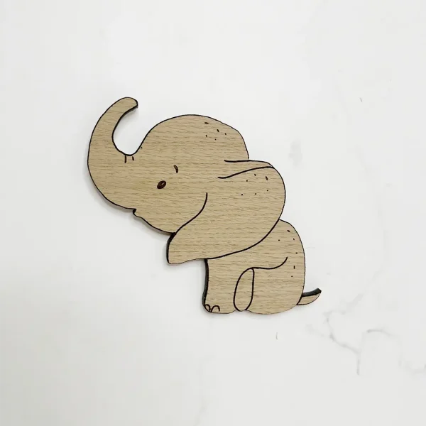 Siddende elefant – 4 størrelser