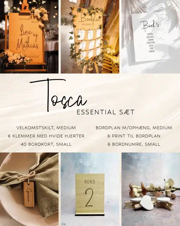 Essential Sæt til bryllup – Tosca