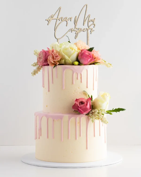 Cake topper – Fornavne, Chique