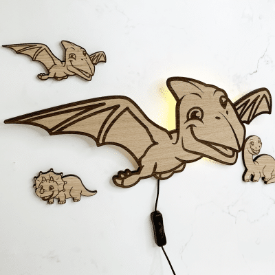 Lampe – Flyvende dino