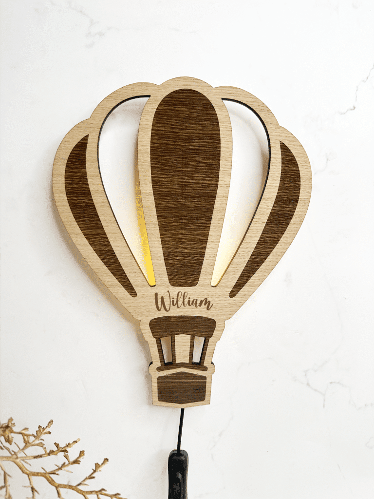 Luftballon lampe i træ - Treend.dk, personligt design