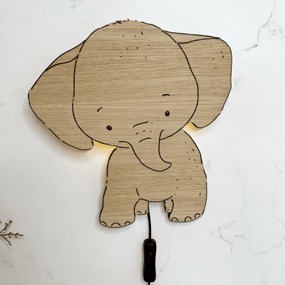 Lampe – Stående elefant